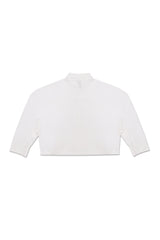 JONNY COTA mens-tops CROPPED COLLAR SHIRT IN WHITE