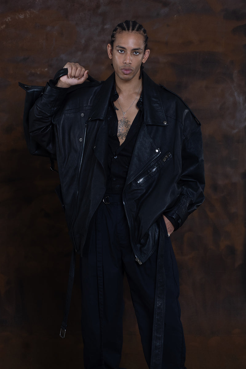 OVERSIZE LEATHER JACKET – JONNY COTA OVERSIZE LEATHER JACKET – JONNY COTA