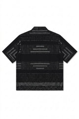 JONNY COTA SS26 SAHARA PARTY SHIRT IN BLACK ON BLACK