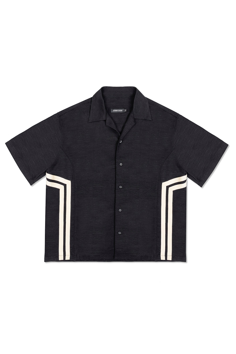 STRIPE PARTY SHIRT IN BLACK, L