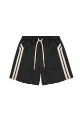 JONNY COTA STRIPE SHORTS IN BLACK