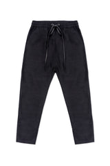 Jonny Cota Studio mens-bottoms FULL LINEN TROUSER IN BLACK