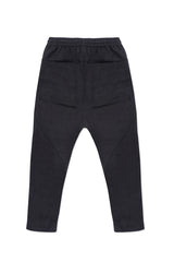 Jonny Cota Studio mens-bottoms FULL LINEN TROUSER IN BLACK