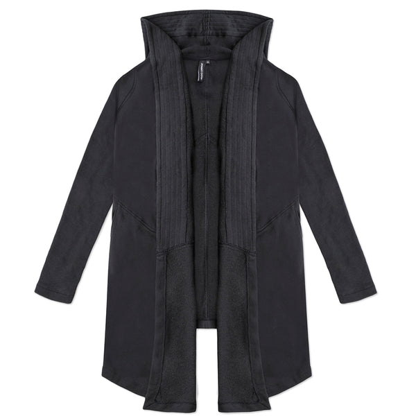 DRAPED HOODIE IN BLACK – JONNY COTA