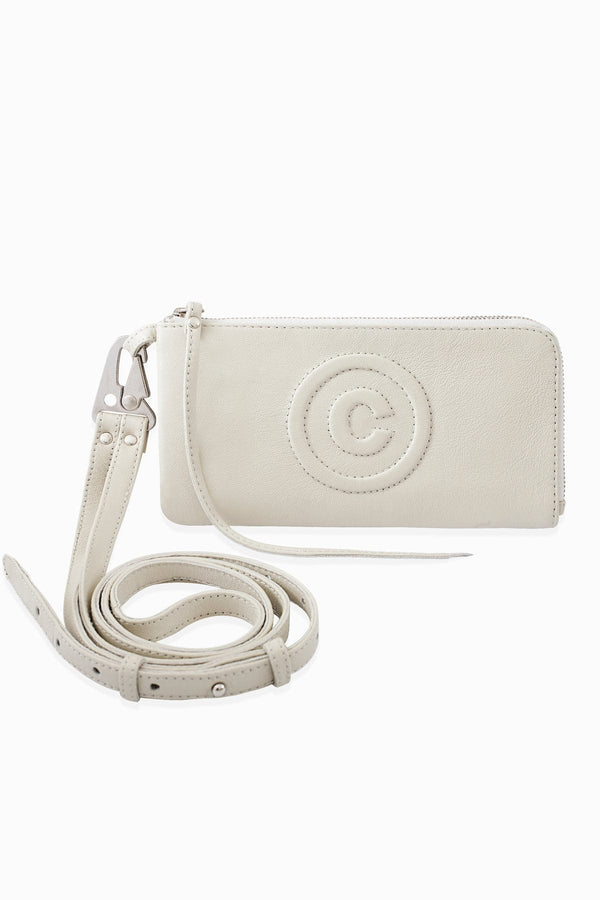 JONNY COTA womens-accessories OS LOGO PHONE WALLET IN BONE