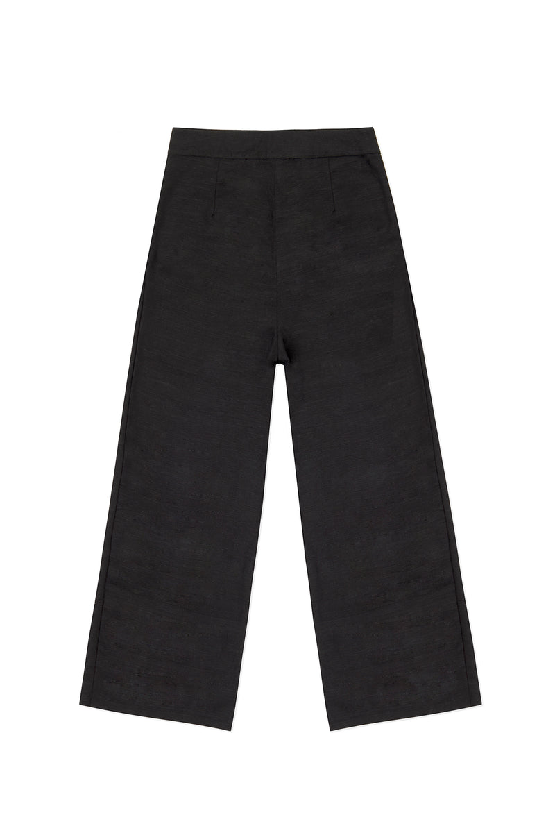 TAILORED LINEN TROUSER IN BLACK – JONNY COTA
