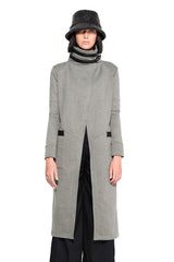 JONNY COTA womens-outerwear DUSTER COAT IN ASH FLEECE