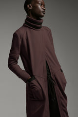 JONNY COTA womens-outerwear DUSTER COAT IN BROWN