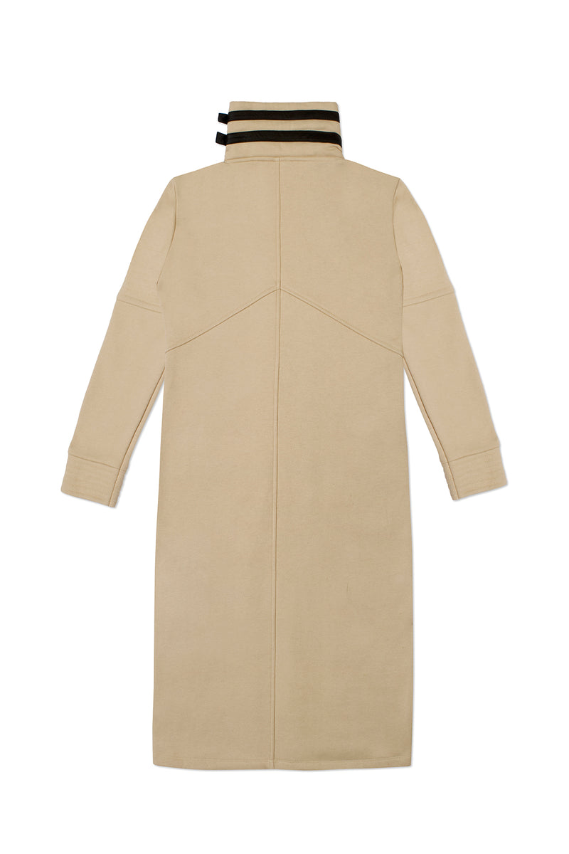 DUSTER COAT IN TAN FLEECE – JONNY COTA
