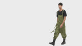 CARGO OVERALLS IN GREEN