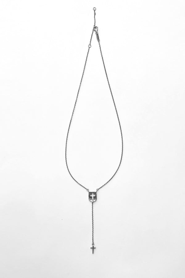 JONNI RAMLI jewelry SQUARE CROSS NECKLACE