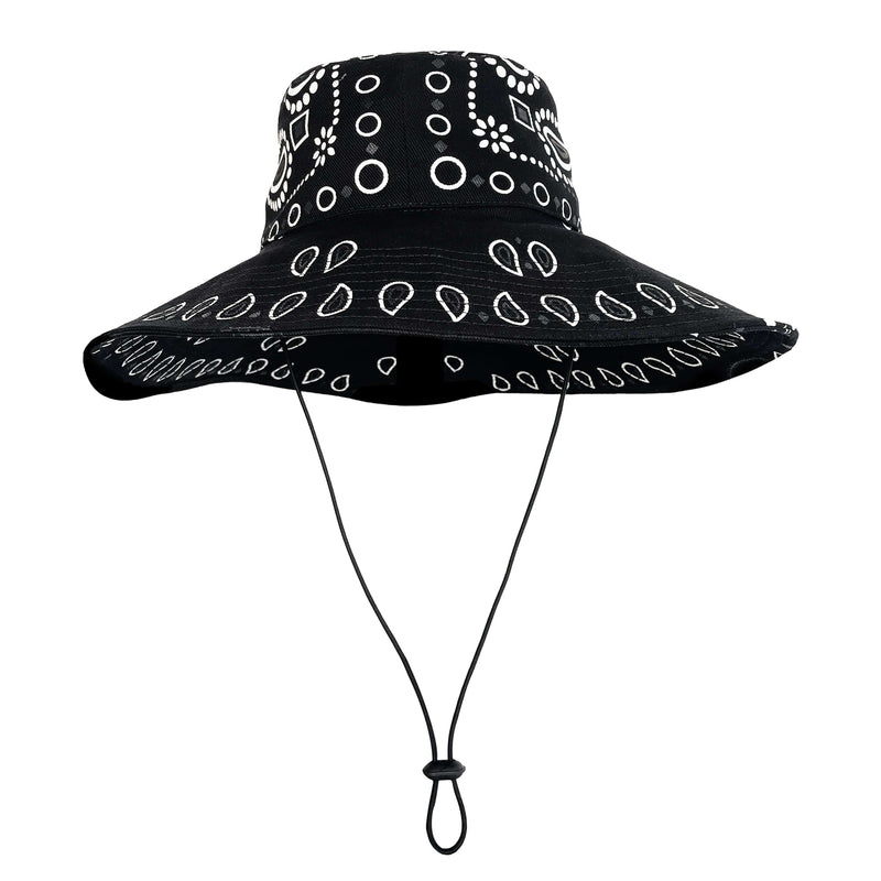 Fisherman Hat in Black Bandana, Black Bandana / M (7)