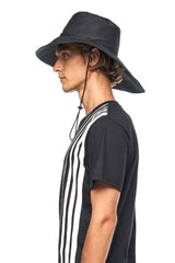JONNY COTA accessories FISHERMAN HAT IN BLACK/WHITE STRIPES NYLON