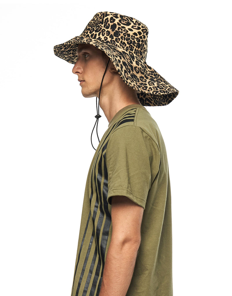 FISHERMAN HAT IN LEOPARD DENIM – JONNY COTA