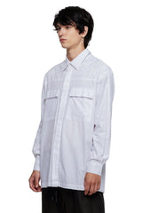 JONNY COTA BANDANA COLLAR SHIRT IN WHITE