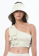JONNY COTA BONE / ONE SIZE VISOR IN BONE