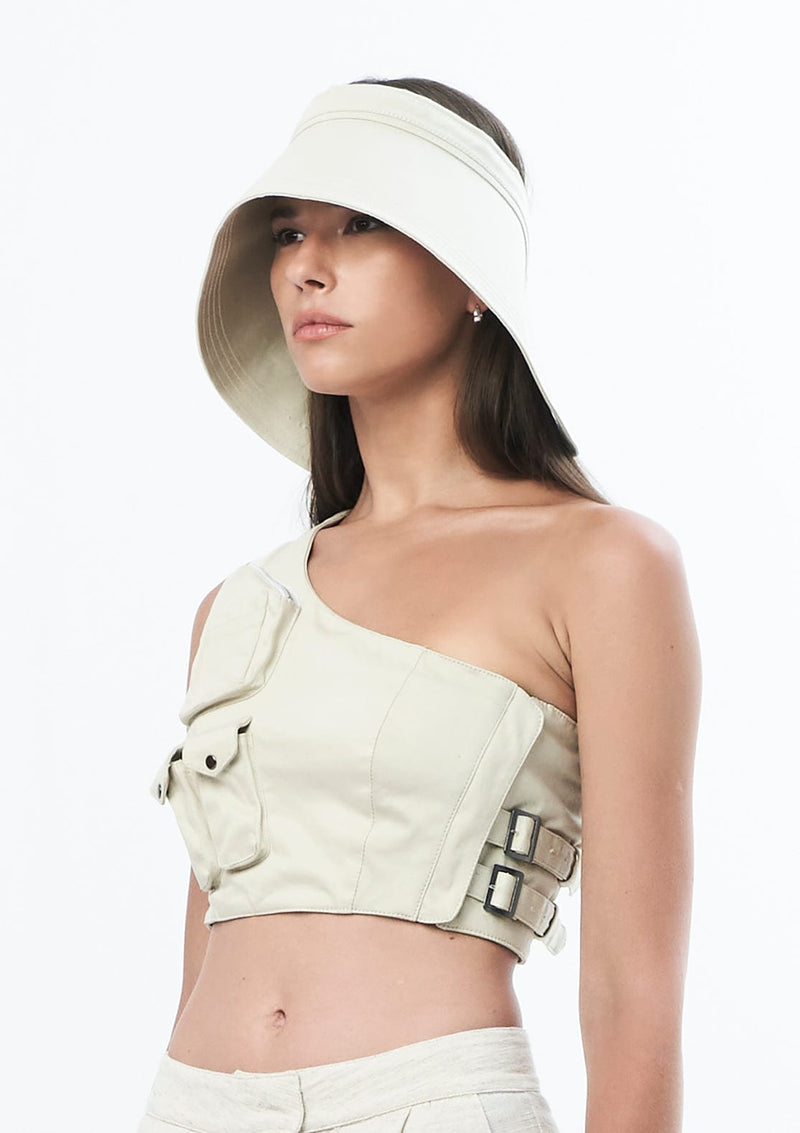 JONNY COTA BONE / ONE SIZE VISOR IN BONE