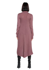 JONNY COTA CAPE SWEATER IN MAUVE
