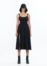 JONNY COTA Clothing BLACK / XS CUTOUT DRESS IN BLACK