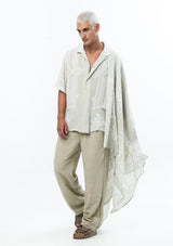 JONNY COTA Clothing BONE / OS TEMPLE PRINT SCARF IN BONE