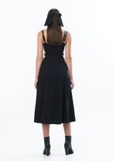 JONNY COTA Clothing CUTOUT DRESS IN BLACK