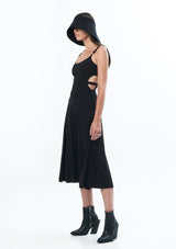 JONNY COTA Clothing CUTOUT DRESS IN BLACK