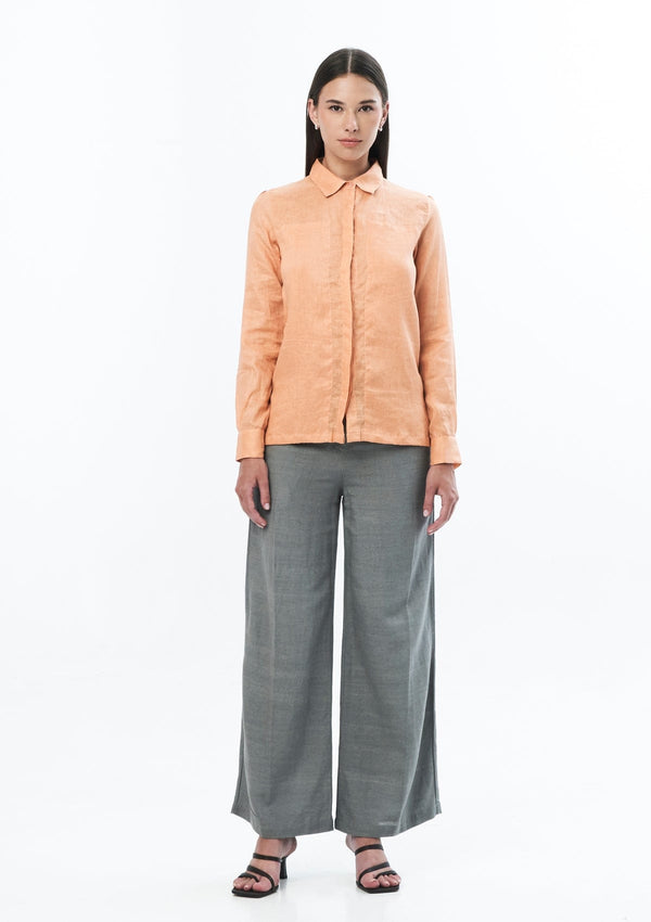 JONNY COTA Clothing MINIMAL BLOUSE IN CORAL