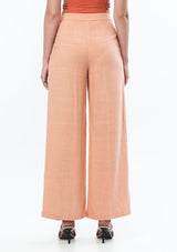 JONNY COTA Clothing TAILORED LINEN TROUSER IN CORAL