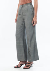 JONNY COTA Clothing TAILORED LINEN TROUSER IN GREY