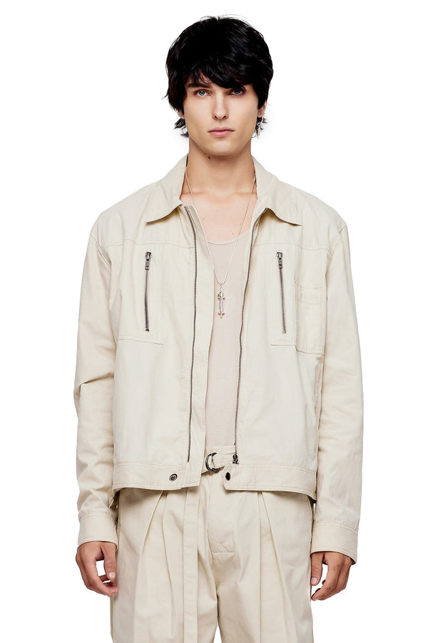 JONNY COTA DESERT JACKET IN BONE