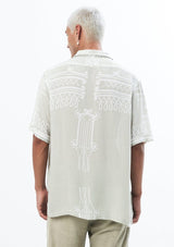 JONNY COTA Men's Top TEMPLE PARTY SHIRT IN BONE