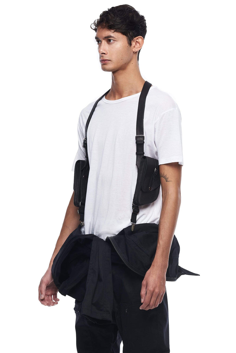 JONNY COTA mens-accessories ONE SIZE / BLACK SUSPENDER BAG