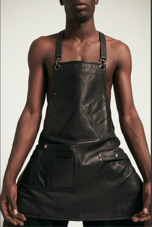 JONNY COTA mens-accessories OS / BLACK APRON