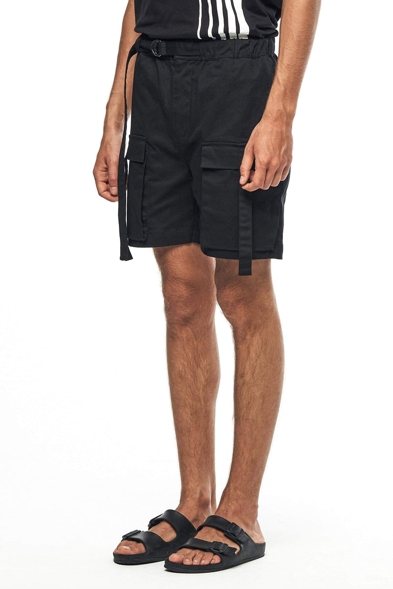 Helvetica cotton cargo shorts