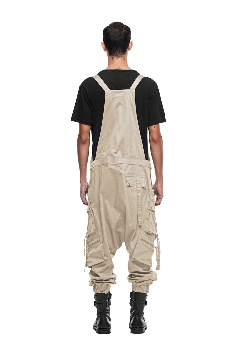 JONNY COTA mens-bottoms UNISEX OVERALLS IN BONE