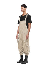 JONNY COTA mens-bottoms UNISEX OVERALLS IN BONE