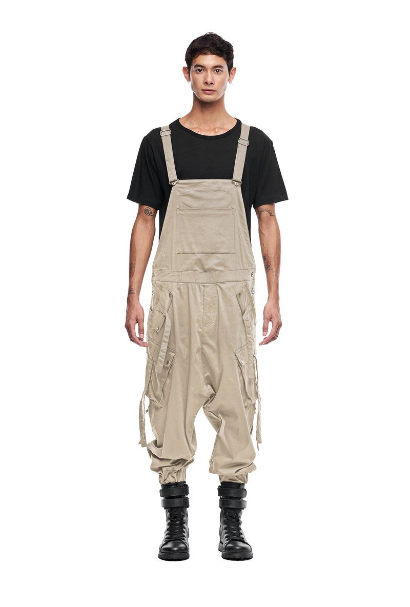 JONNY COTA mens-bottoms UNISEX OVERALLS IN BONE