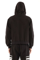 JONNY COTA mens-outerwear UTILITY HOODIE IN BLACK