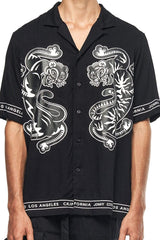 JONNY COTA MENS TOPS TIGER PARTY SHIRT