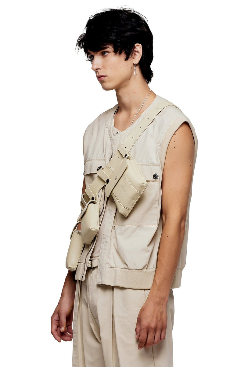 JONNY COTA OS ARMY BELT BAG IN BONE