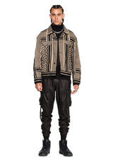JONNY COTA PRINTED DENIM JACKET IN DESERT
