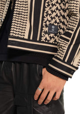 JONNY COTA PRINTED DENIM JACKET IN DESERT