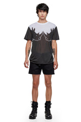 JONNY COTA RHINO T-SHIRT IN BLACK