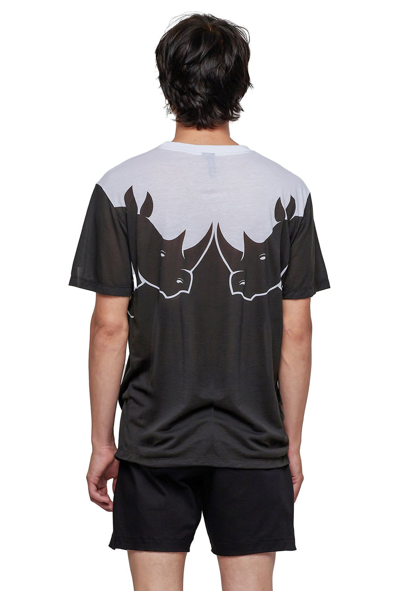 JONNY COTA RHINO T-SHIRT IN BLACK