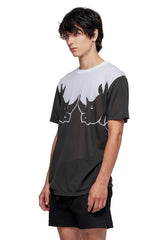 JONNY COTA RHINO T-SHIRT IN BLACK