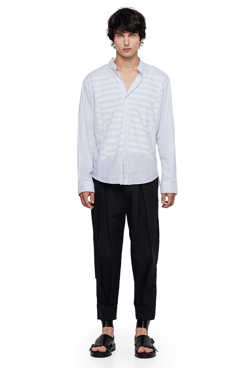 JONNY COTA SGT PEPPER SHIRT IN WHITE
