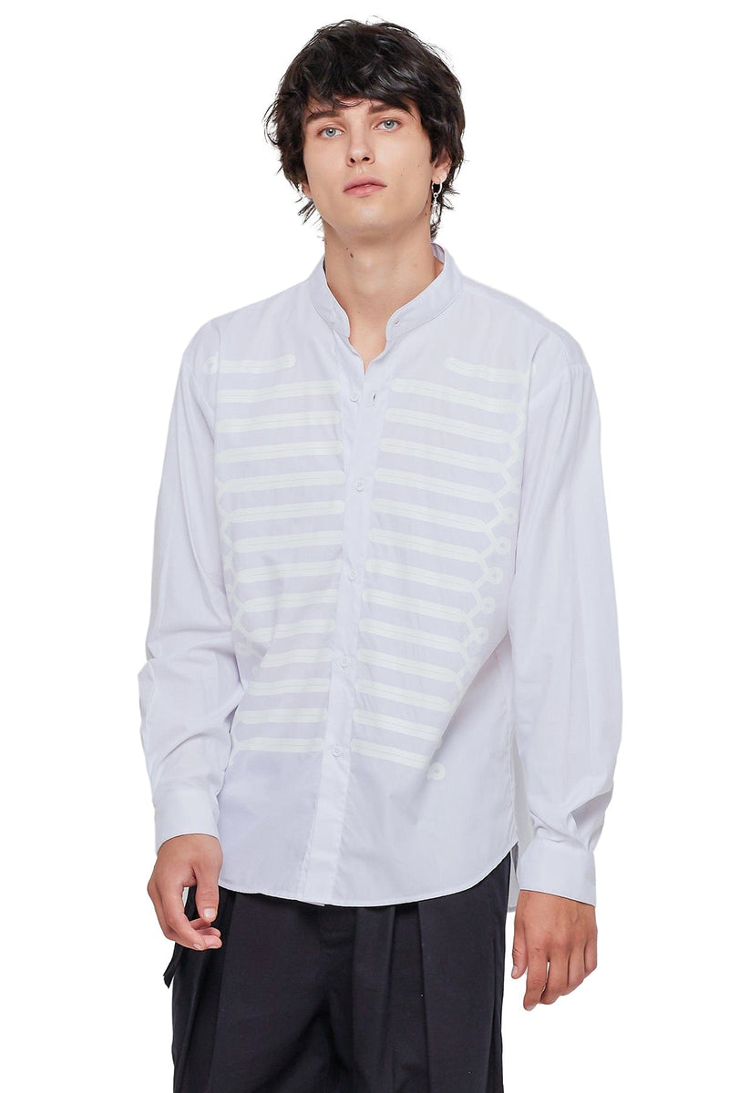 JONNY COTA SGT PEPPER SHIRT IN WHITE