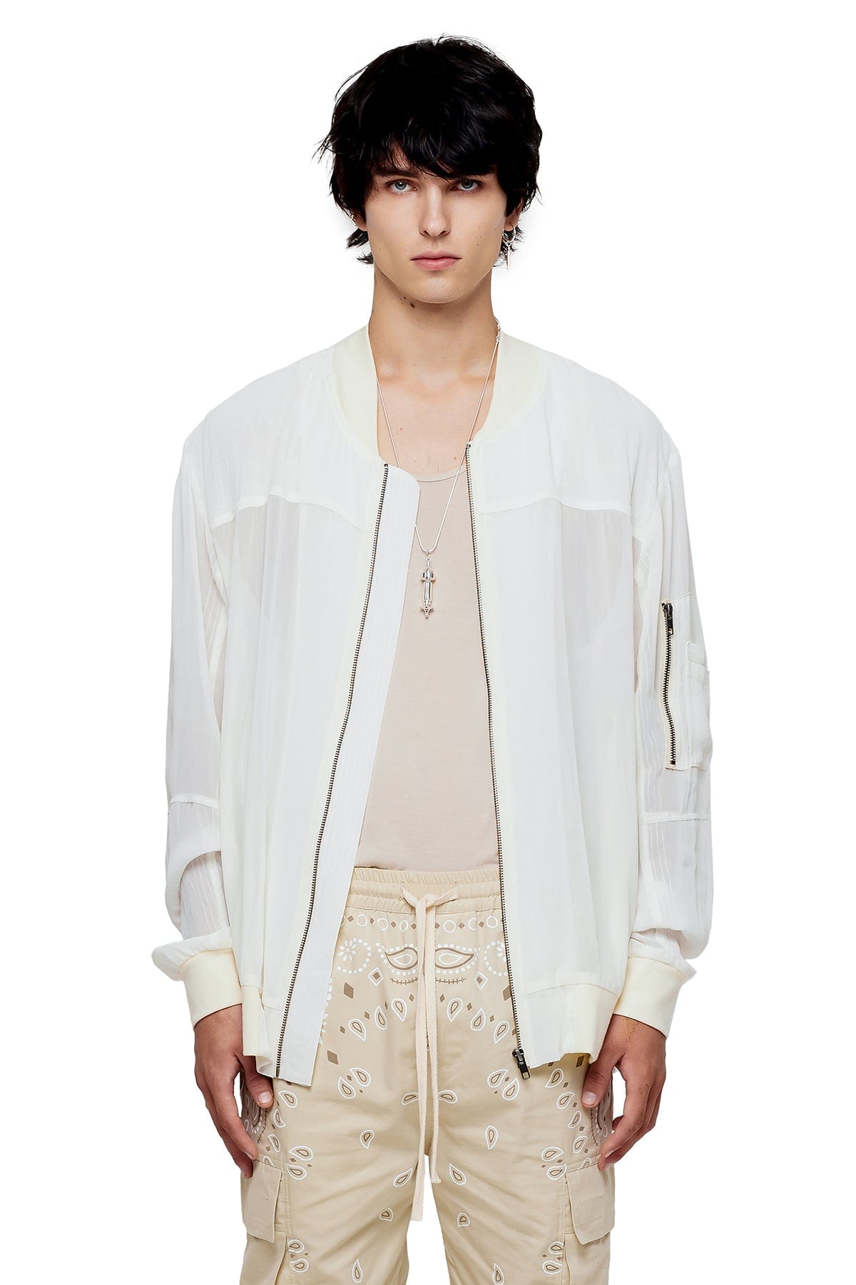 【Bibiy】 WHITNEY JACKET Kids White Windbreaker Jacket - Little Bipsy