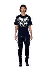 Jonny Cota Studio LEOPARD WINGS PRINT T-SHIRT