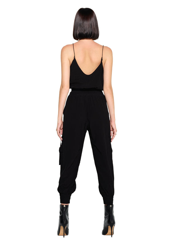Jonny Cota Studio womens-dresses SILVERLAKE JUMPSUIT IN BLACK